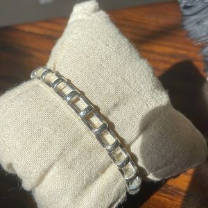 Stella & Dot silver cuff bracelet